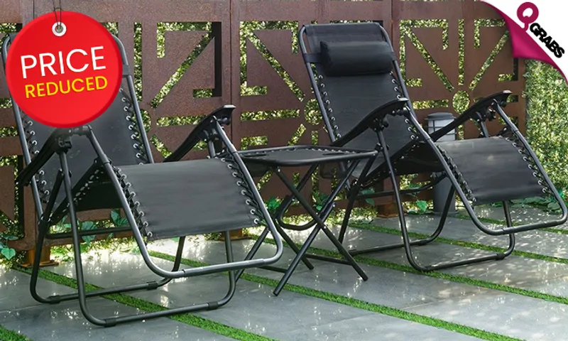 Foldable Reclining Outdoor Chairs!